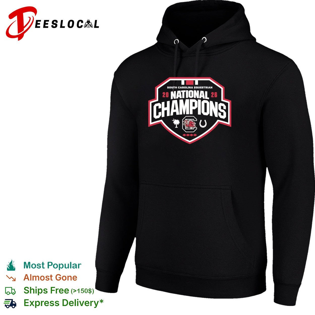 South Carolina Equestrian 20 26 National Champions Gamecock Logo Team shirt Unisex