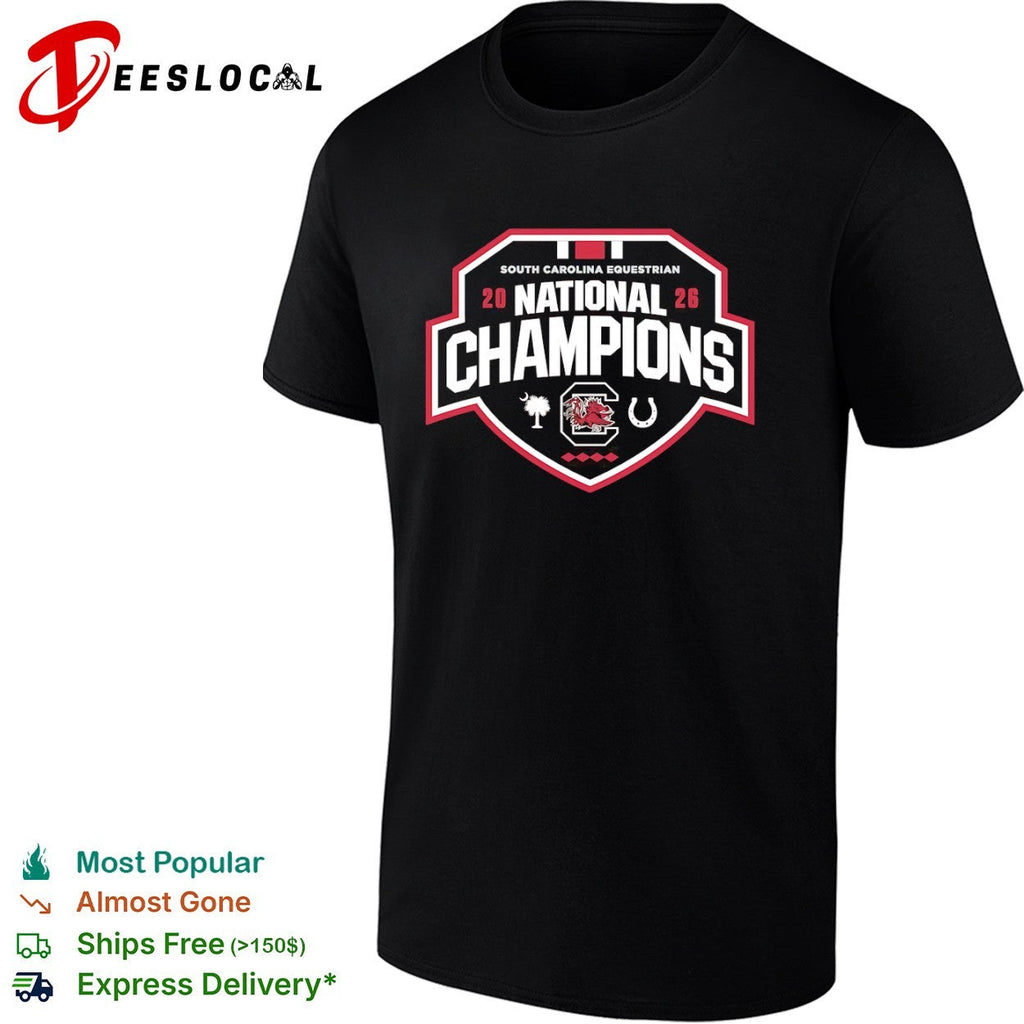 South Carolina Equestrian 20 26 National Champions Gamecock Logo Team shirt Unisex