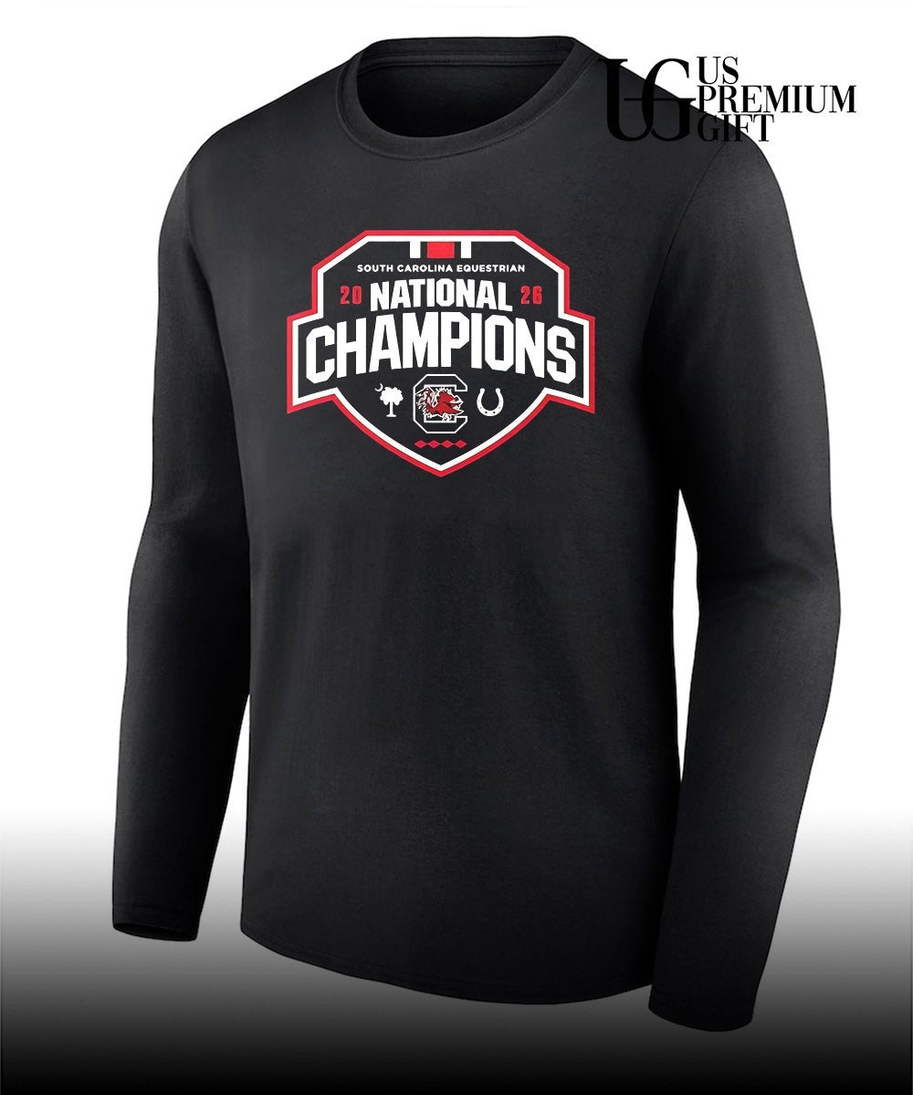 South Carolina Equestrian 20 26 National Champions Gamecock Team logo shirt Unisex