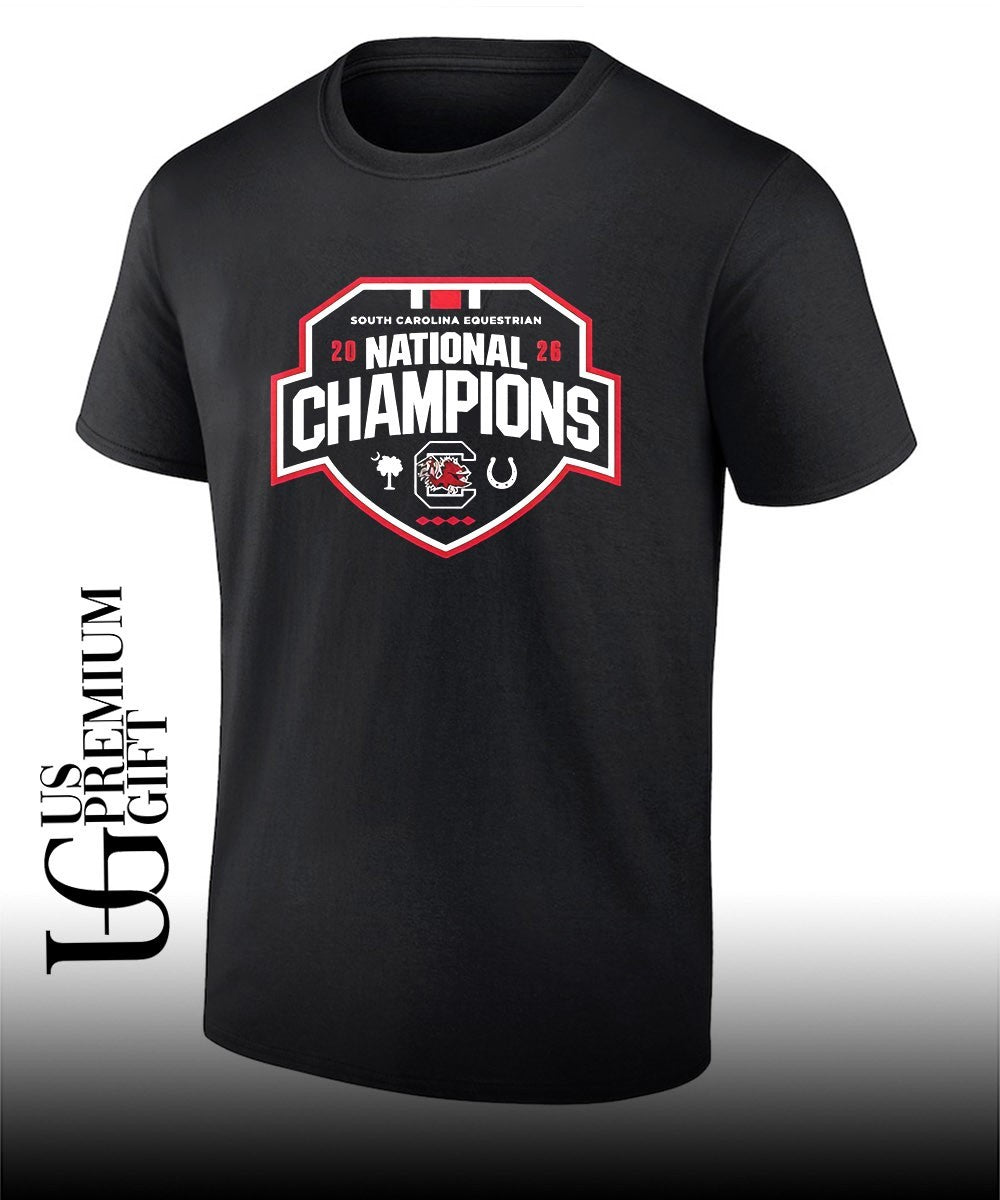 South Carolina Equestrian 20 26 National Champions Gamecock Team logo shirt Unisex