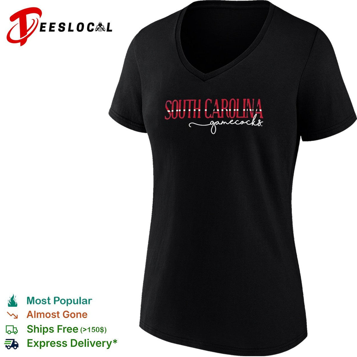 South Carolina Gamecocks Logo Script shirt Unisex