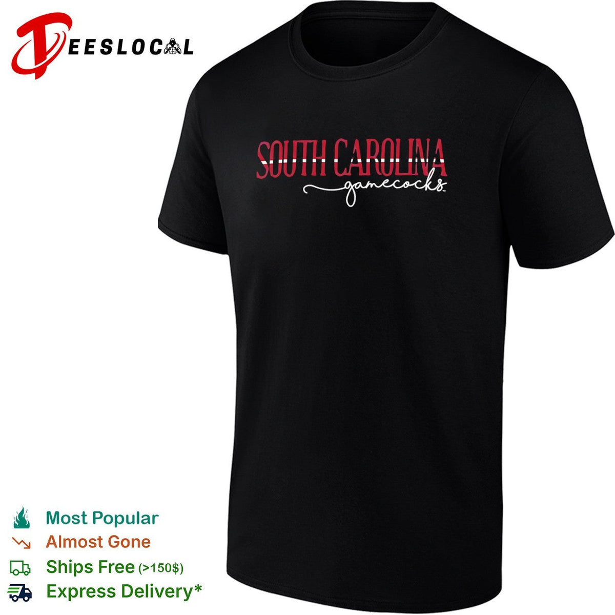South Carolina Gamecocks Logo Script shirt Unisex