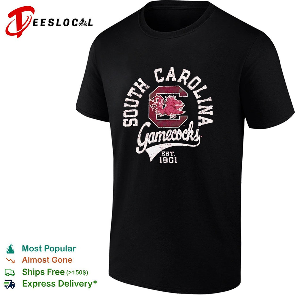 South Carolina Gamecocks est 1801 NCAA shirt Unisex