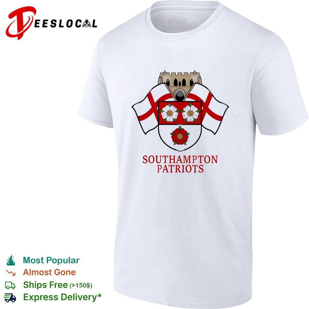 Southampton Patriots floral logo shirt Unisex