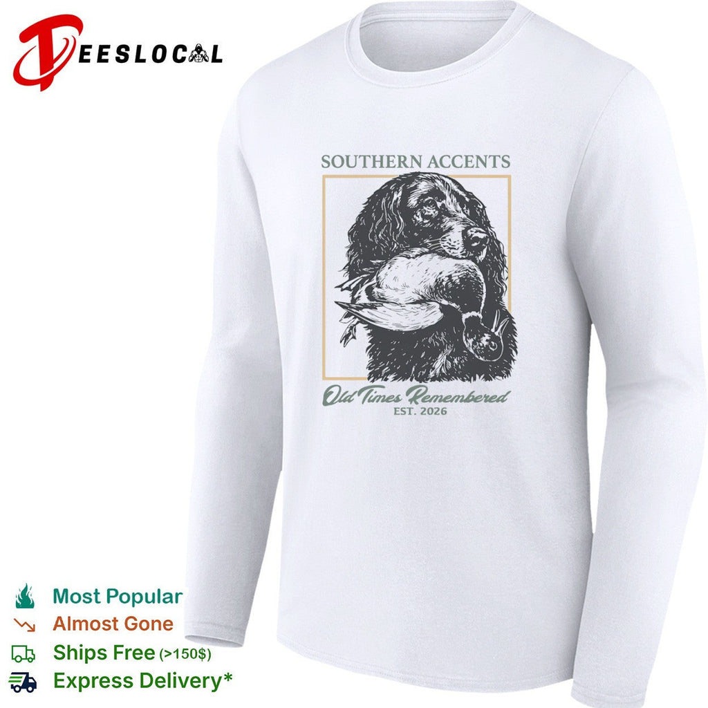 Southern Accents Old Times Remembered Est 2026 Labrador Retriever Duck Hunting shirt Unisex