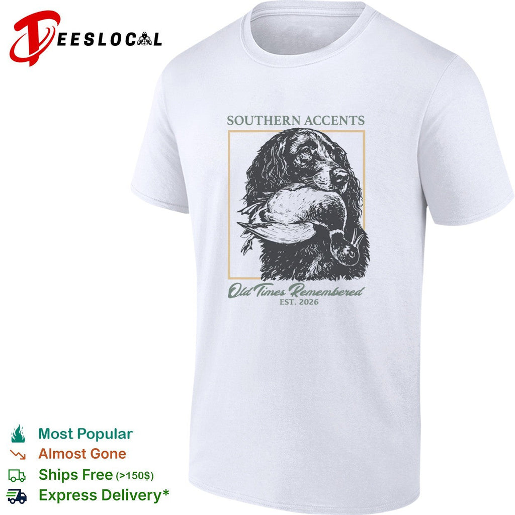 Southern Accents Old Times Remembered Est 2026 Labrador Retriever Duck Hunting shirt Unisex