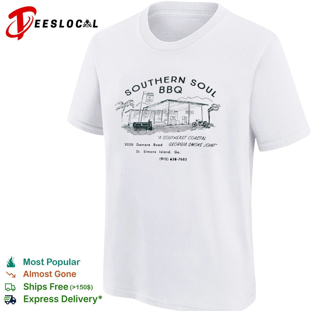 Southern Soul BBQ 2020 Demere Road St Simons Island Ga A Southeast Coastal Smoke shirt Unisex