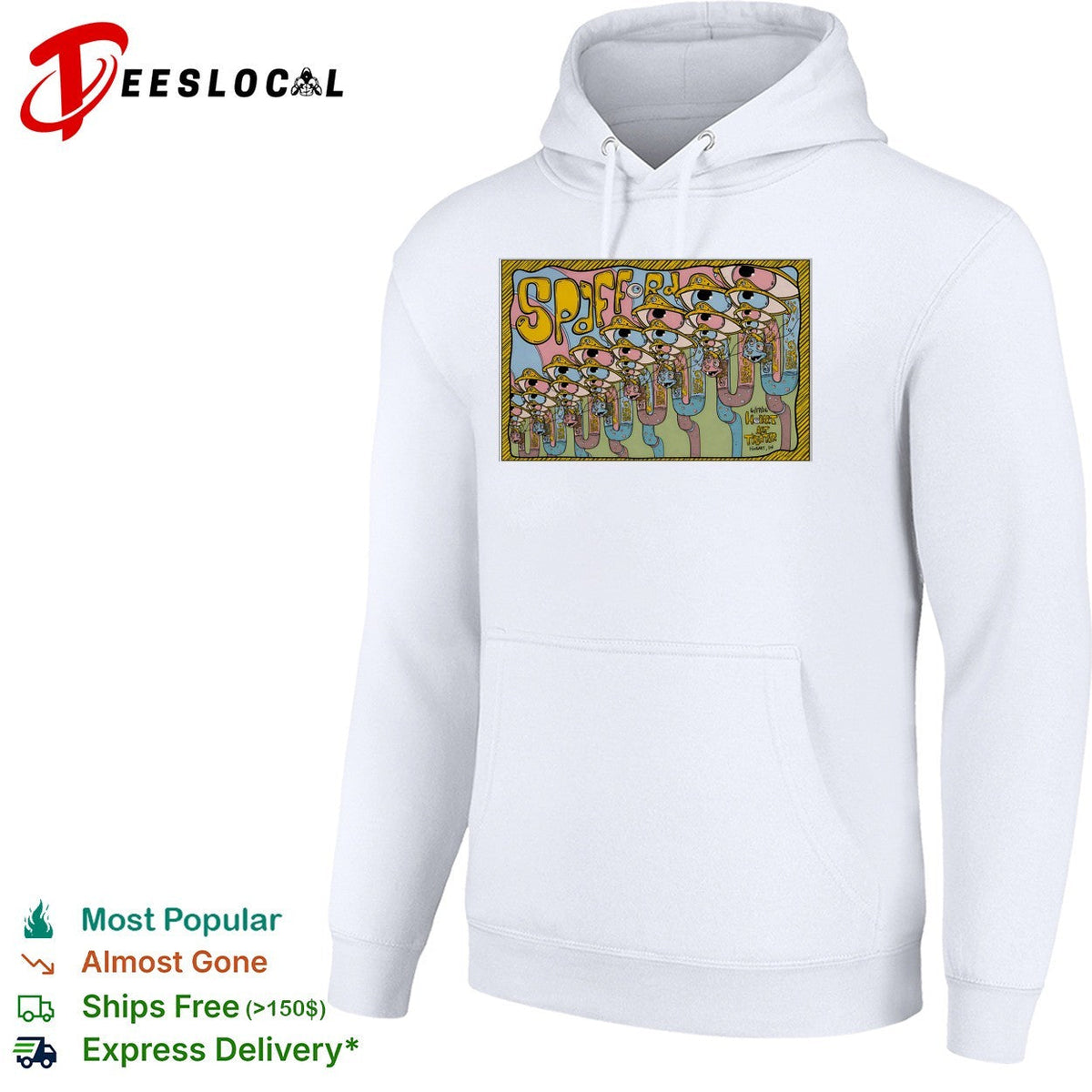 Spafford 6 17 26 Hobart Art Theater Hobart IN Surreal Eye Pipe Cartoon shirt Unisex