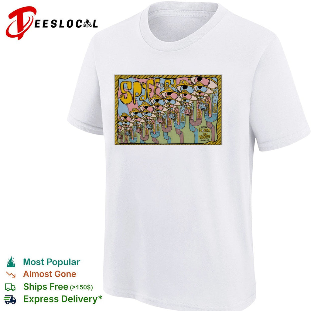 Spafford 6 17 26 Hobart Art Theater Hobart IN Surreal Eye Pipe Cartoon shirt Unisex