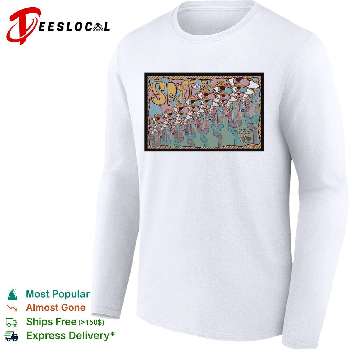 Spafford Hobart Art Theater 6 17 26 surreal eye creature tube shirt Unisex