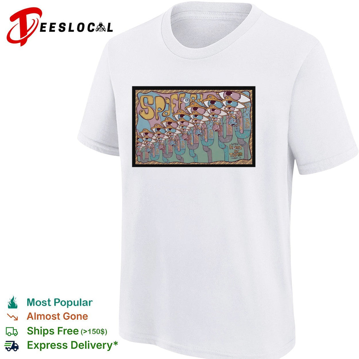 Spafford Hobart Art Theater 6 17 26 surreal eye creature tube shirt Unisex