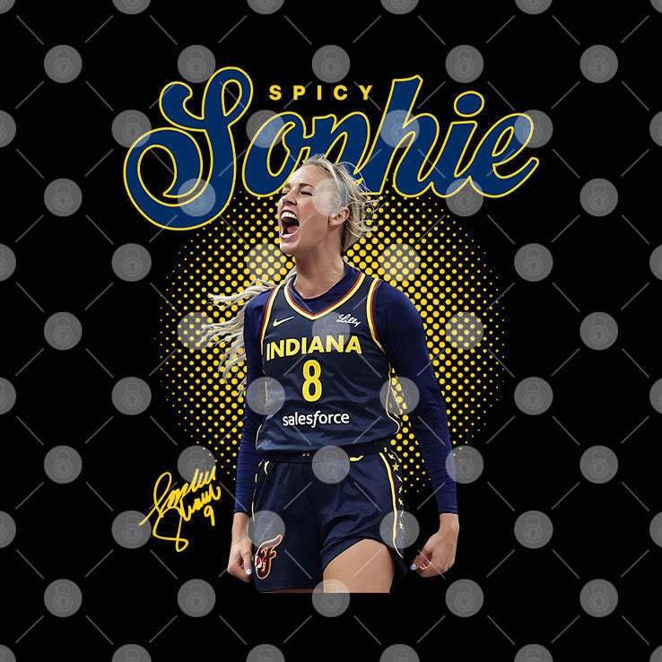 Spicy Sophie Cunningham Screaming Indiana Fever T Shirt Unisex