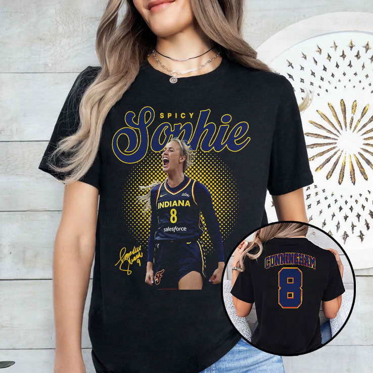 Spicy Sophie Cunningham Screaming Indiana Fever T Shirt Unisex