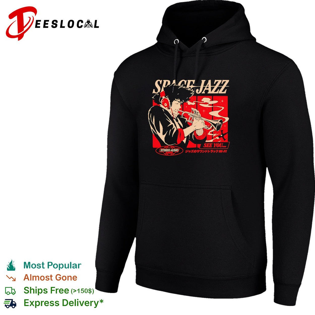 Spike Spiegel Cowboy Bebop Space Jazz See You Stereo Audio 1998 Jazz Soundtrack shirt Unisex