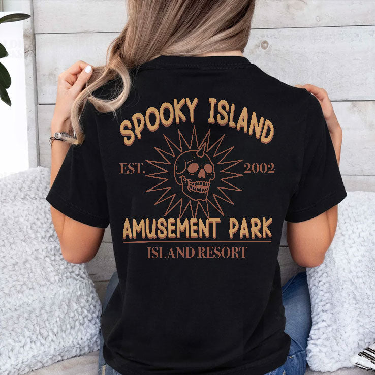 Spooky Island Amusement Park Est 2002 Shirt Unisex