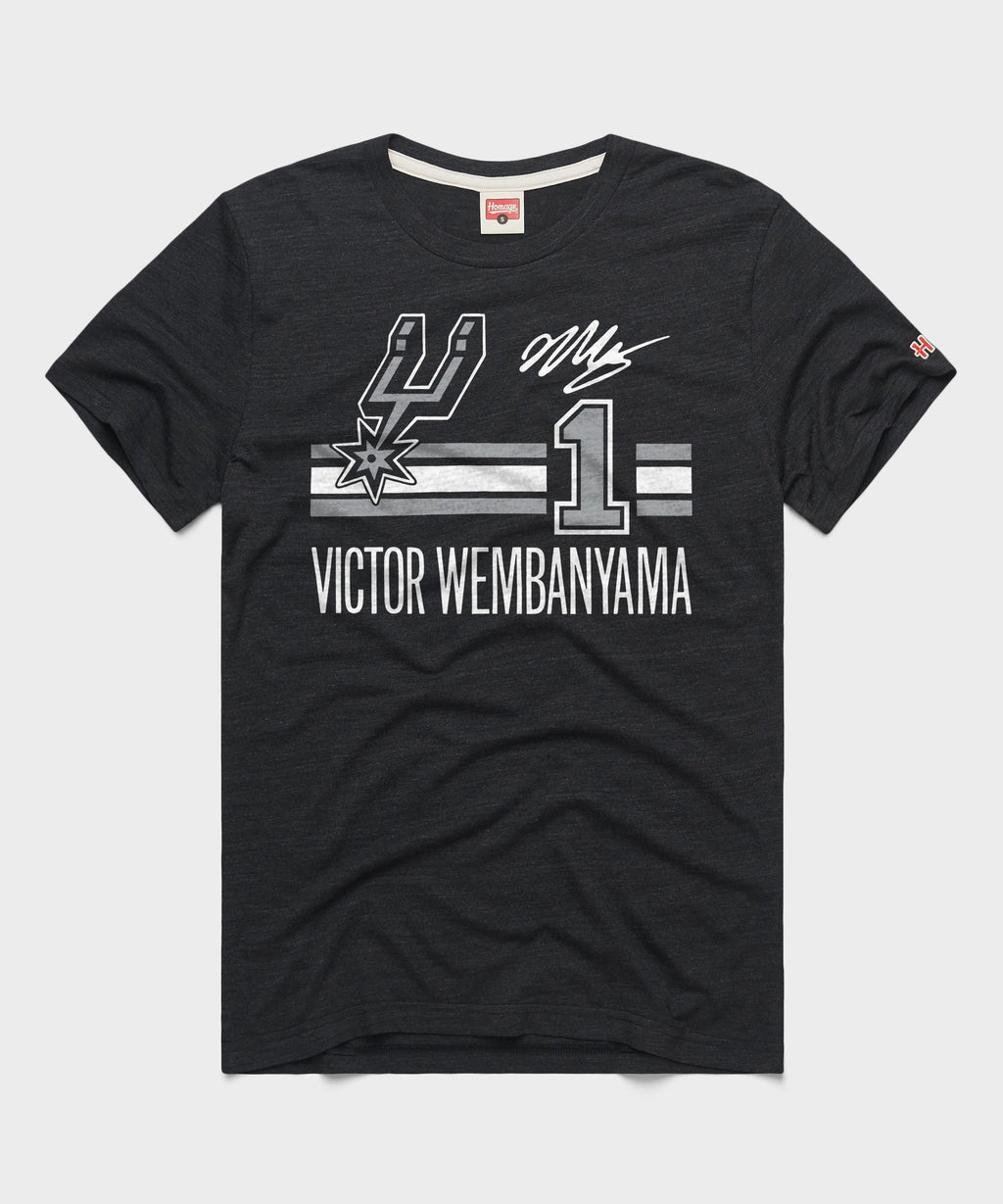 Spurs Victor Wembanyama Signature Jersey Unisex