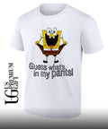 SquarePants guess what’s in my pants cartoon shirt Unisex
