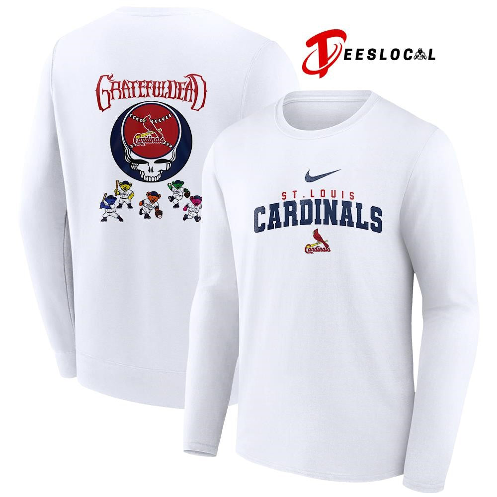 St Louis Cardinals x Grateful Dead bear mascot shirt Unisex