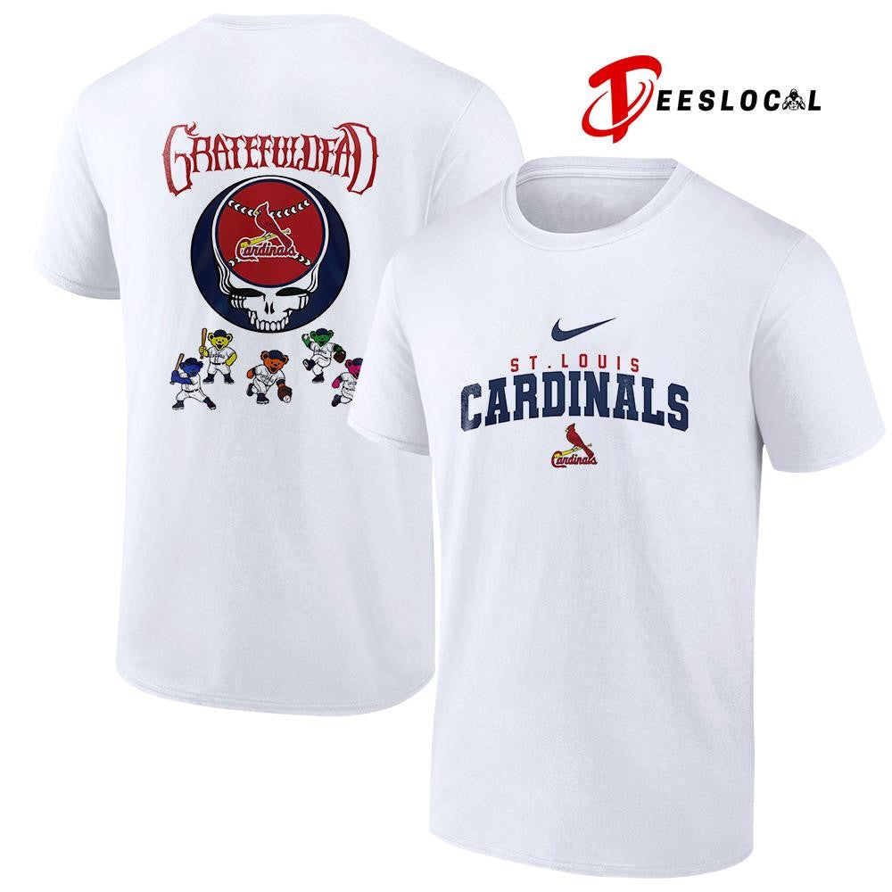 St Louis Cardinals x Grateful Dead bear mascot shirt Unisex