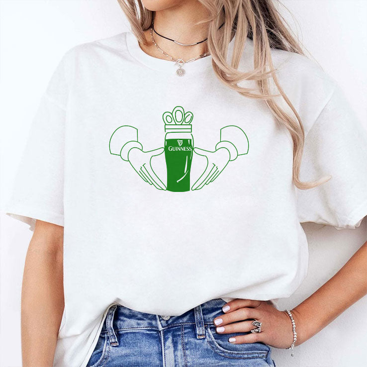 St Patrick’s Day Guinness Slash T Shirt Unisex