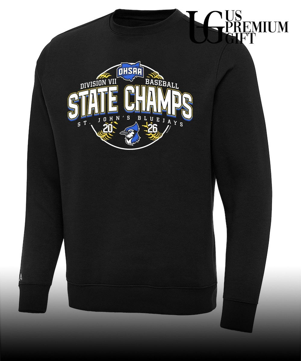 St. John’s Bluejays OHSAA Baseball D7 State Champions 2026 shirt Unisex