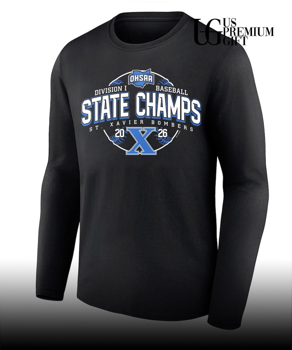 St. Xavier Bombers OHSAA Baseball D1 State Champions 2026 shirt Unisex