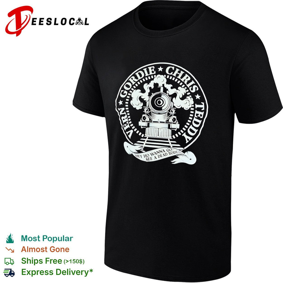 Stand By Me Gordie Chris Vern Teddy Shirt Unisex