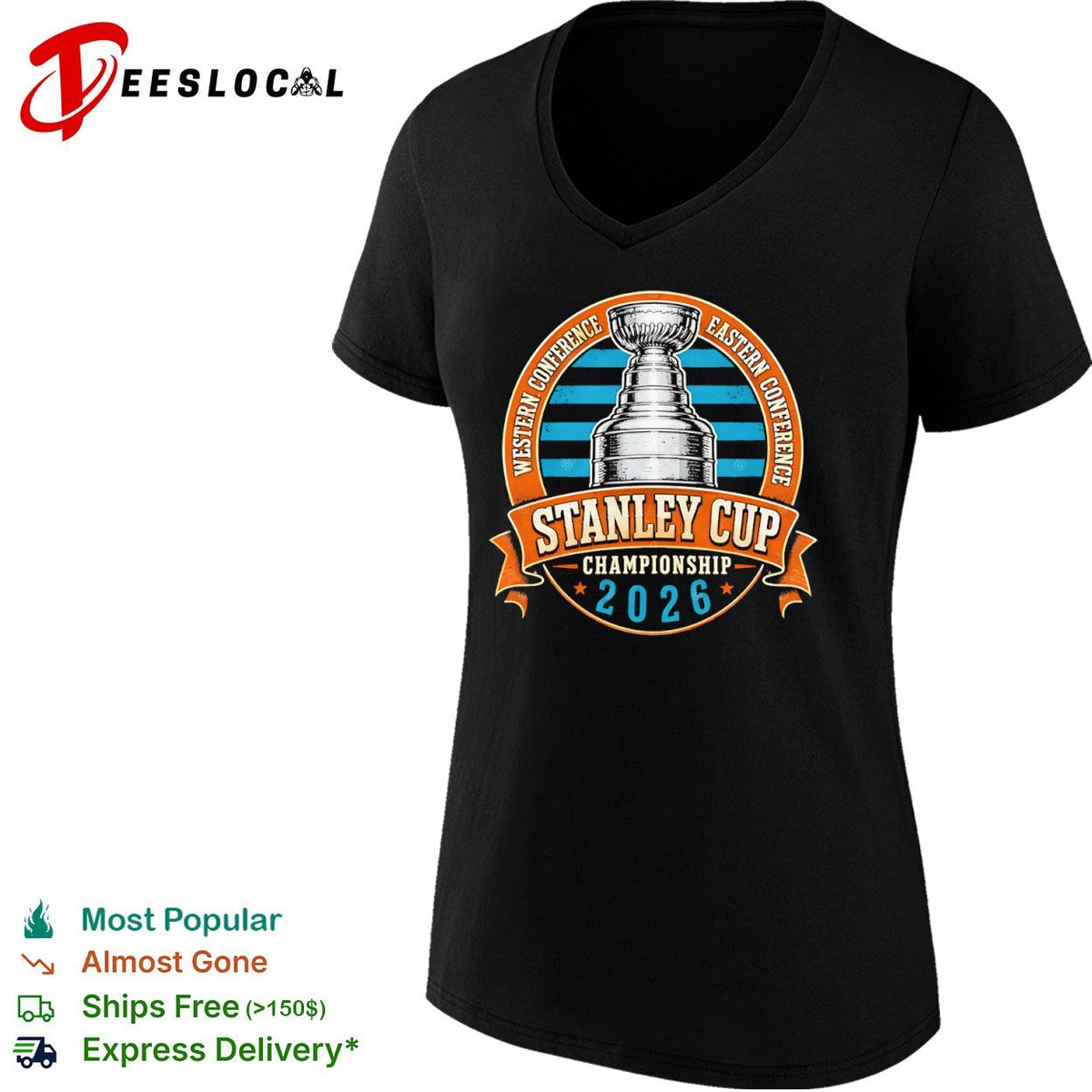 Stanley Cup Championship 2026 Western Conference Eastern Conference NHL shirt Unisex