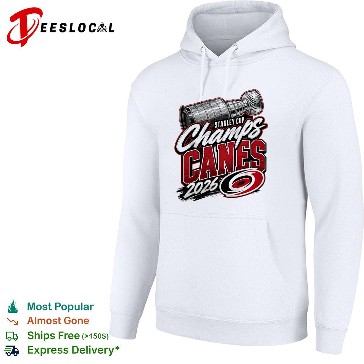 Stanley Cup Champs Canes 2026 Carolina Hurricanes NHL Hockey Shirt Unisex