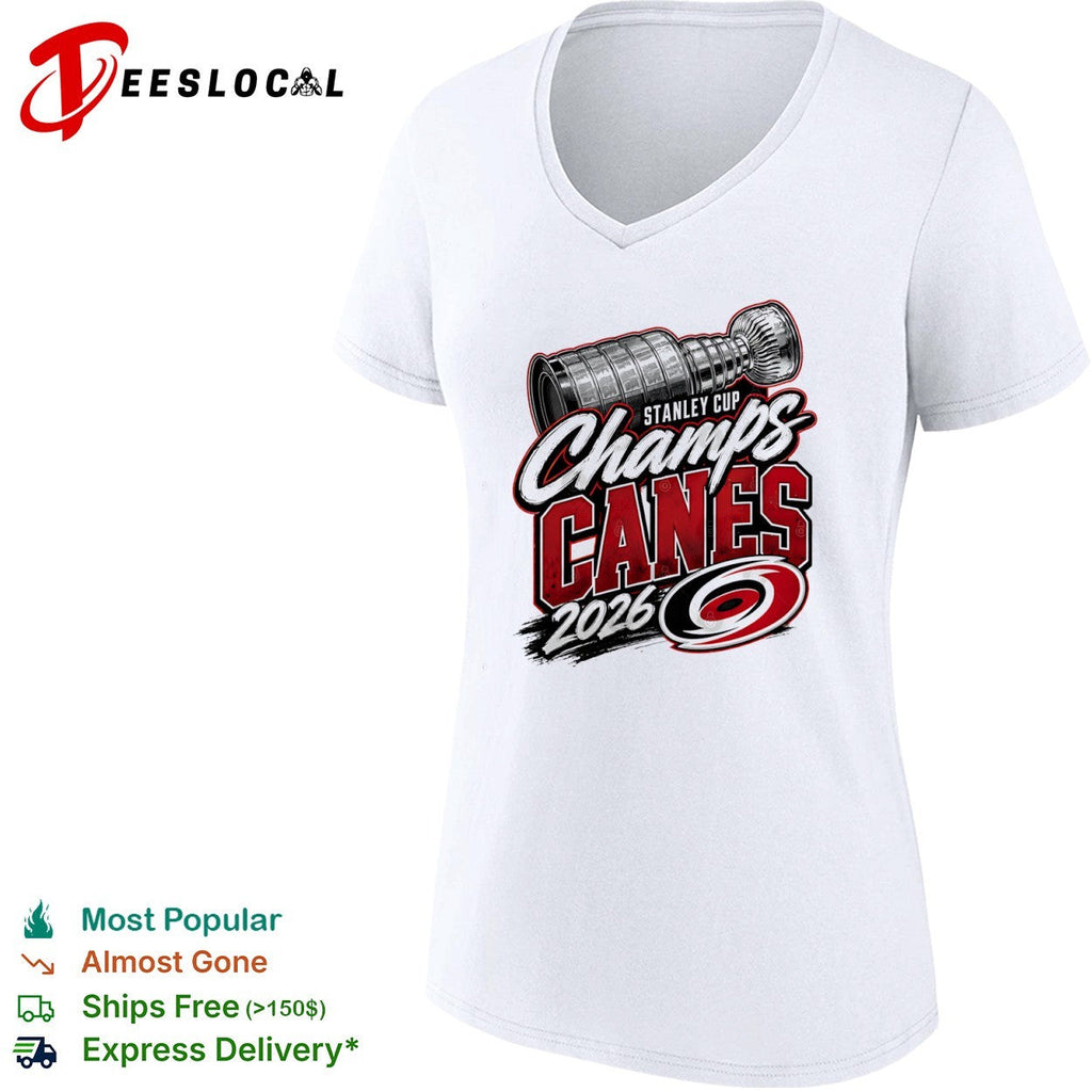 Stanley Cup Champs Canes 2026 Carolina Hurricanes NHL Hockey Shirt Unisex
