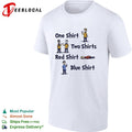 Star red shirt blue shirt meme shirt Unisex