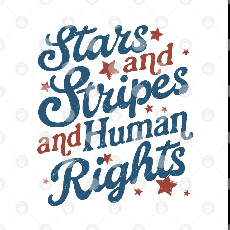 Stars And Stripes And Human Rights Liberty And Justice For All 250 Years Shirt Unisex