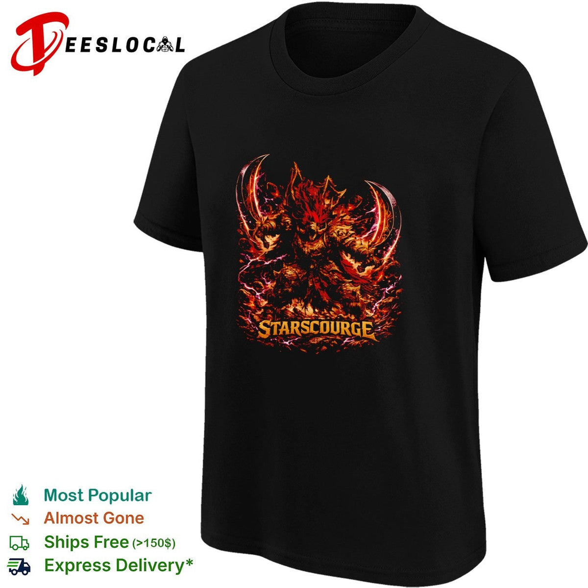 Starscourge demon warrior horns vintage shirt Unisex