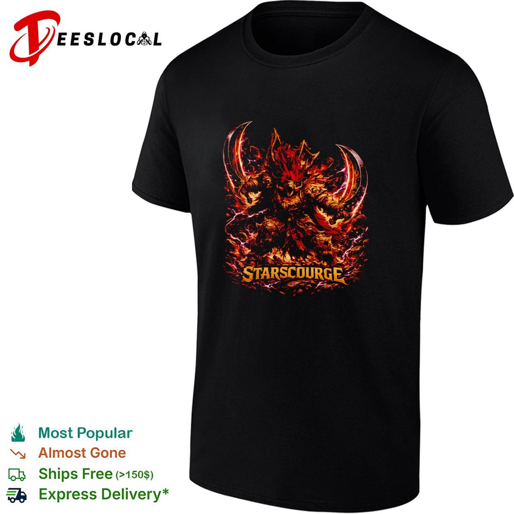 Starscourge demon warrior horns vintage shirt Unisex