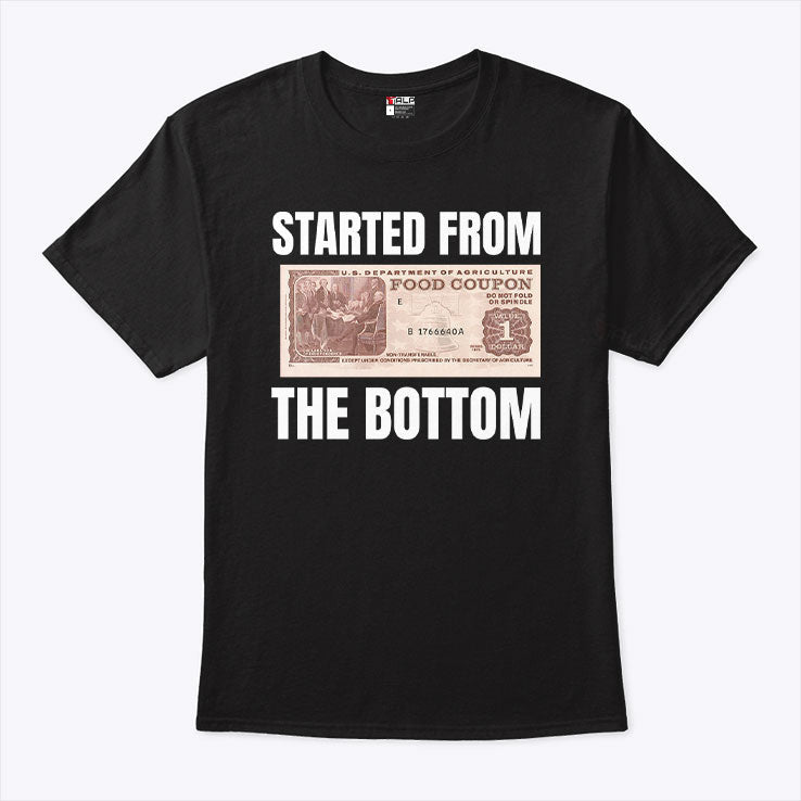 Started From The Bottom Food Coupon T Shirt Unisex