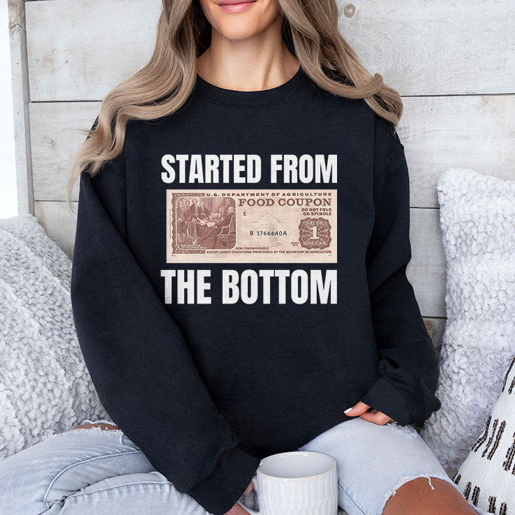 Started From The Bottom Food Coupon T Shirt Unisex