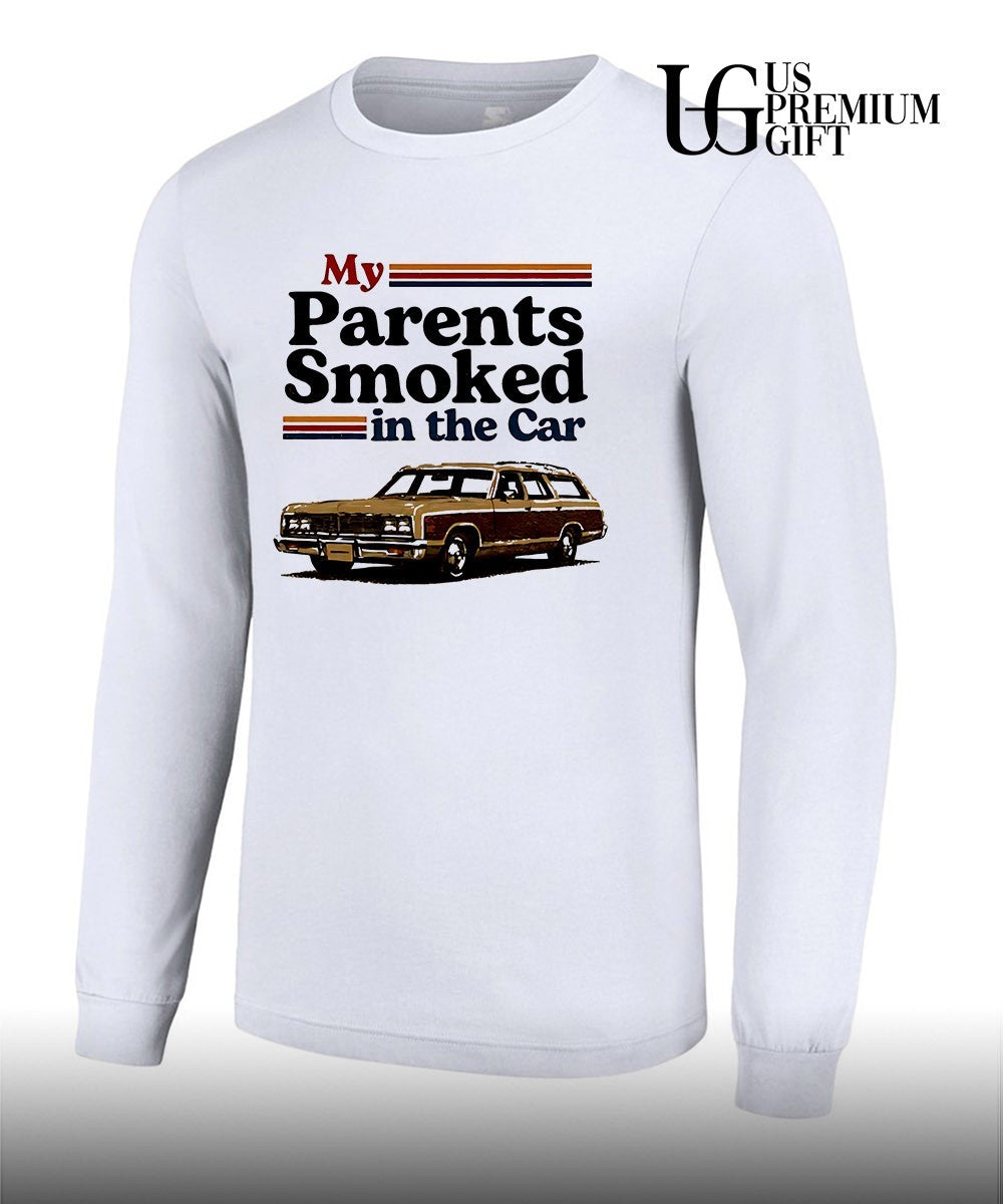 Station Wagon 1970s Nostalgia My Parents Smoked in the Car Retro shirt Unisex