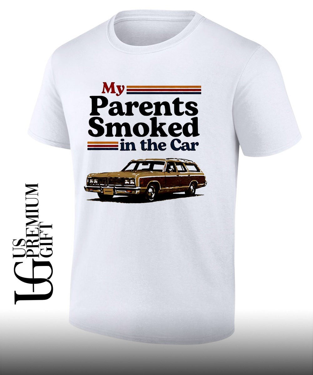 Station Wagon 1970s Nostalgia My Parents Smoked in the Car Retro shirt Unisex