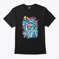Statue Of Liberty Blowing Bubble Gum 4th Of July T Shirt Unisex