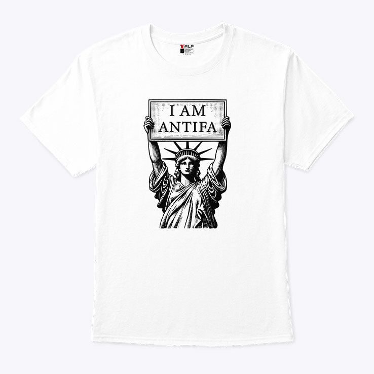 Statue Of Liberty I Am Antifa T Shirt Unisex