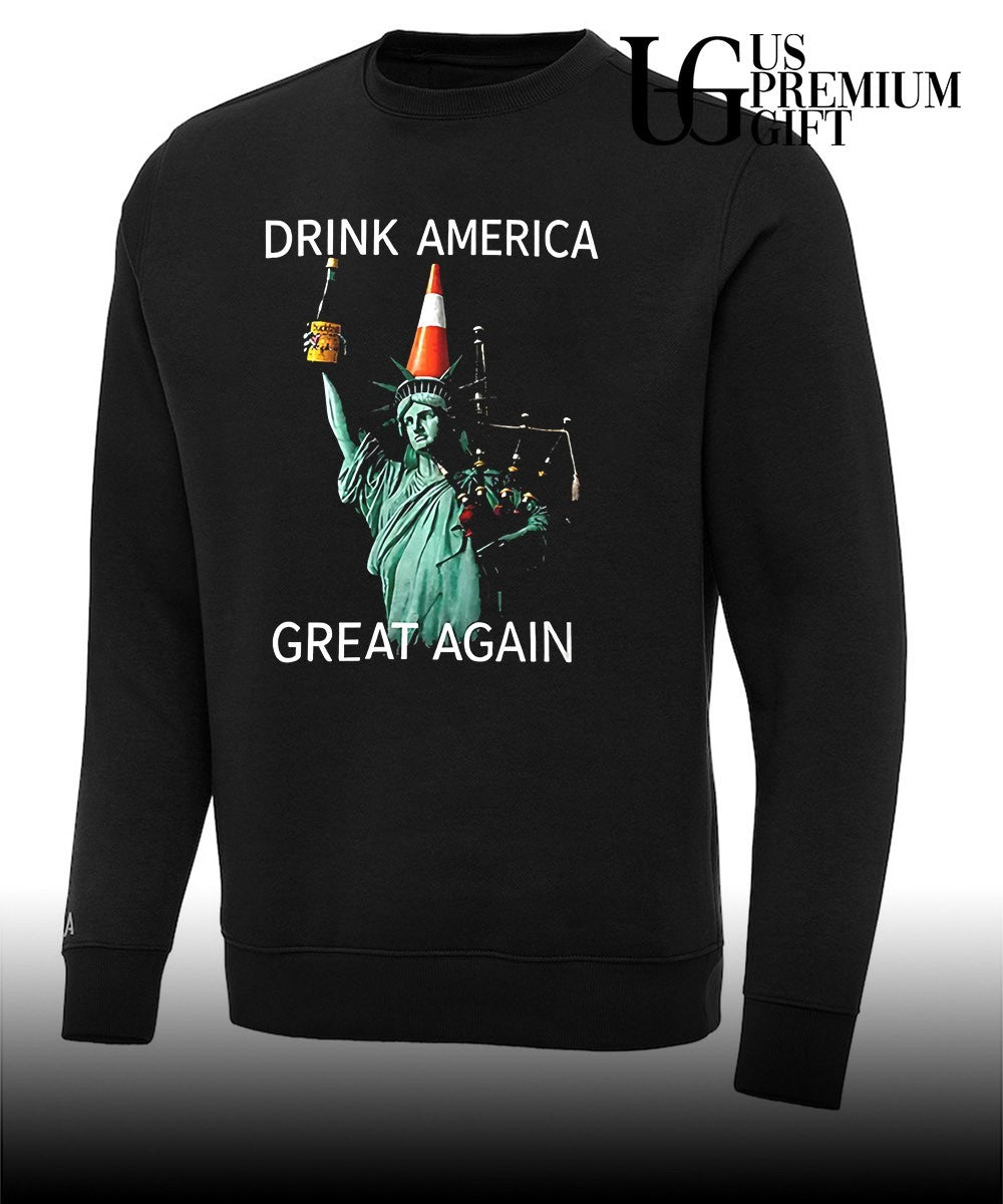 Statue of Liberty Drink America Great Again shirt Unisex