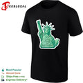 Statue of Liberty live free or nothing patriotic graphic shirt Unisex