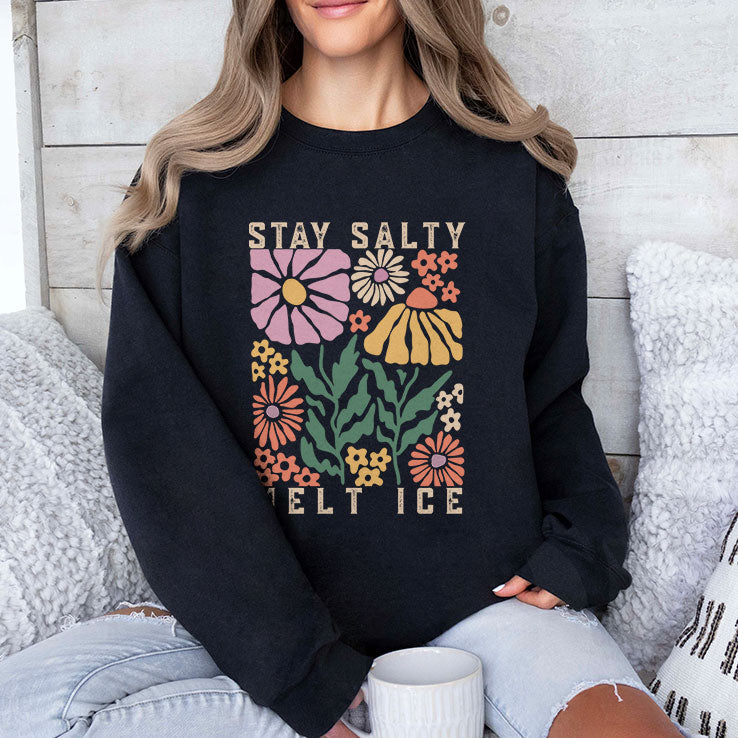 Stay Salty Melt ICE Abolish ICE T Shirt Unisex