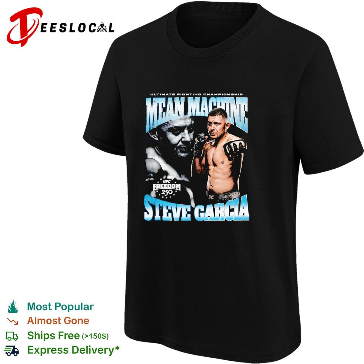 Steve Garcia mean machine UFC Freedom 250 Ultimate Fighting Championship poster shirt Unisex