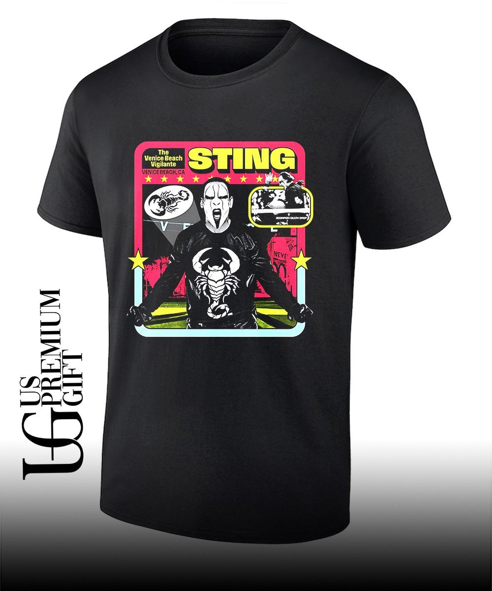Sting AEW The Venice Beach Vigilante Scorpion Death Drop shirt Unisex