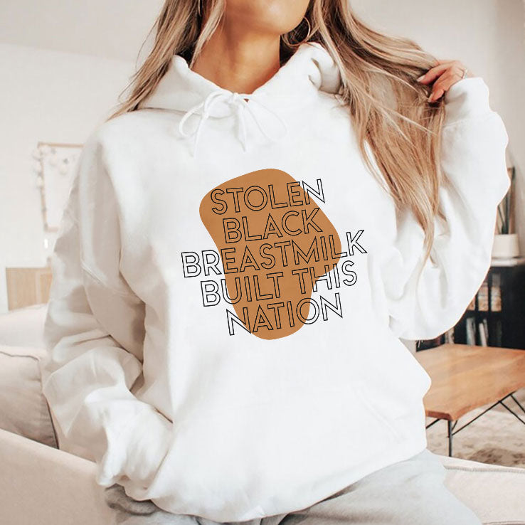 Stolen Black Breastmilk Built This Nation T Shirt Unisex