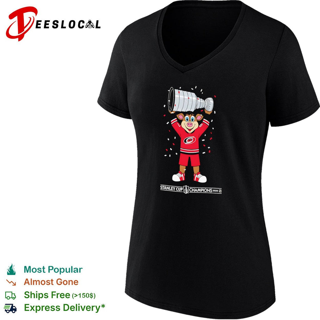 Stormy the Ice Hog Carolina Hurricanes Stanley Cup Champions 2026 NHL shirt Unisex