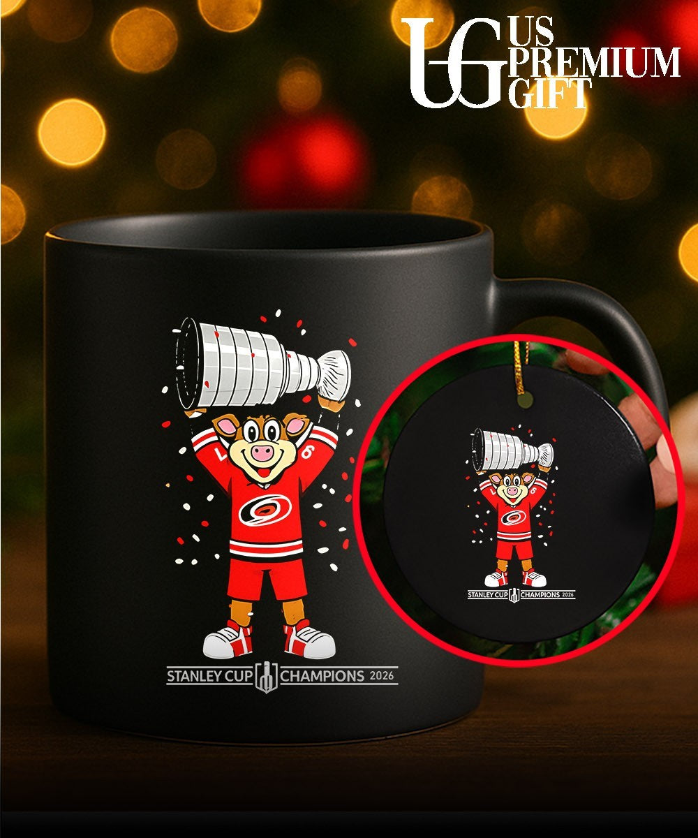 Stormy the Ice Hog Stanley Cup Carolina Hurricanes Hockey Champions 2026 shirt Unisex