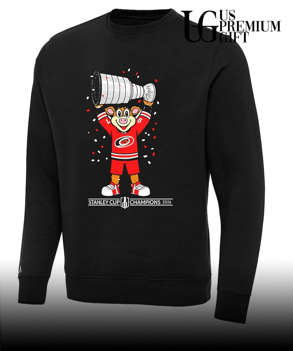 Stormy the Ice Hog Stanley Cup Carolina Hurricanes Hockey Champions 2026 shirt Unisex