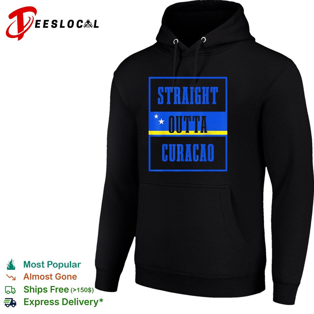 Straight Outta Curacao flag shirt Unisex